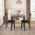 thumbnail image 2 of Bingirl Kitchen Buffet Storage Cabinet - Coffee Bar Sideboard with Shelves Wood Console Table, 2 of 7