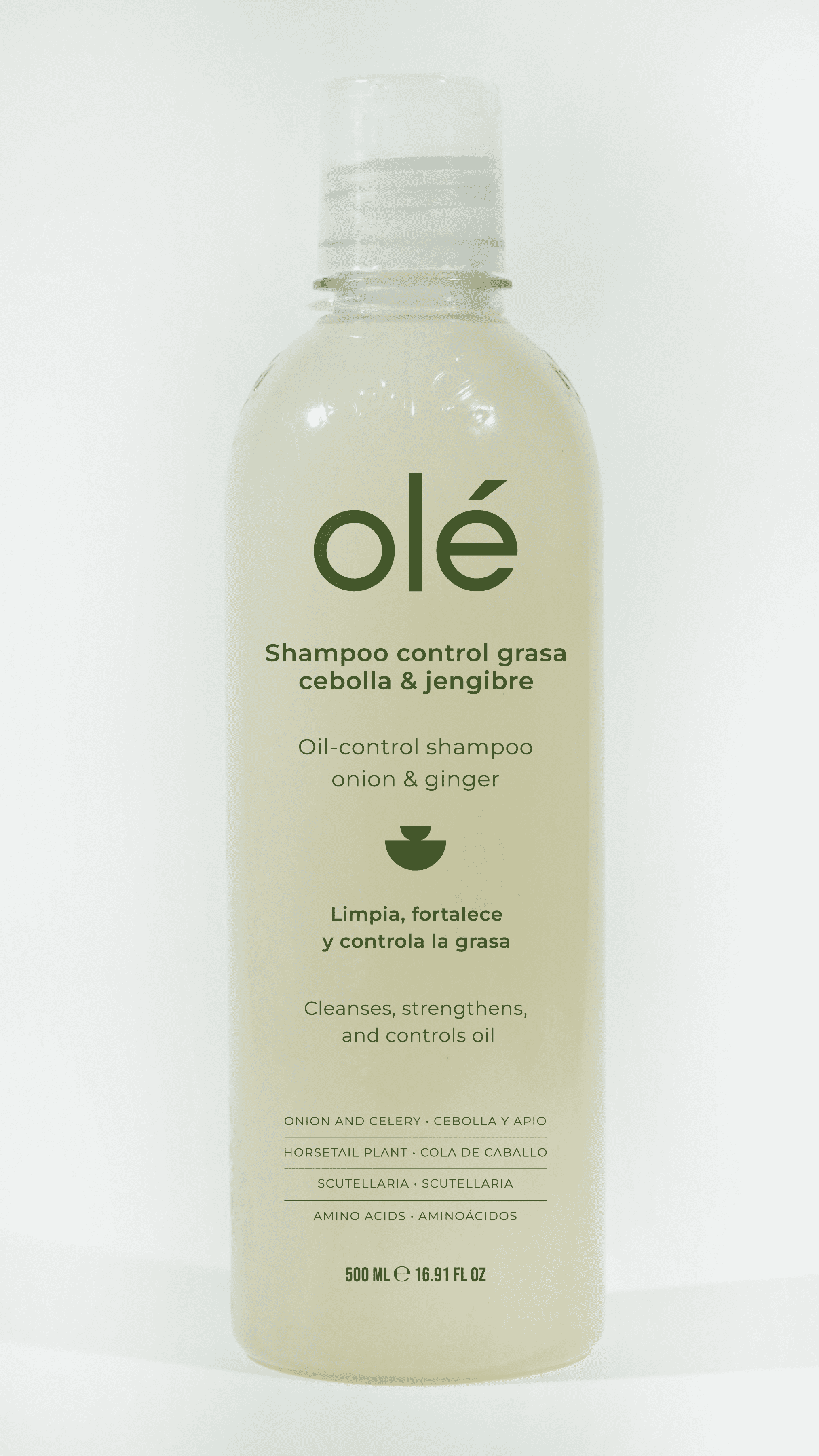 OLÉ Ginger Shampoo & Conditioner Set – Hair Care Duo with Ginger & Celery Extract for Oily Hair, Fresh Scalp, Shine & Lightweight Hydration