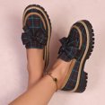 thumbnail image 5 of SACFOF Loafers for Women Comfort Round Toe Slip On Anti Slip Low Chunky Heel Penny Loafers for Work Daily Casual Dressy, 5 of 6