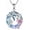 Flamingo-AB, variant on Flamingo Necklace for Women 925 Sterling Silver Flamingo Pendant Palm Trees Necklace Crystal Jewelry Gift