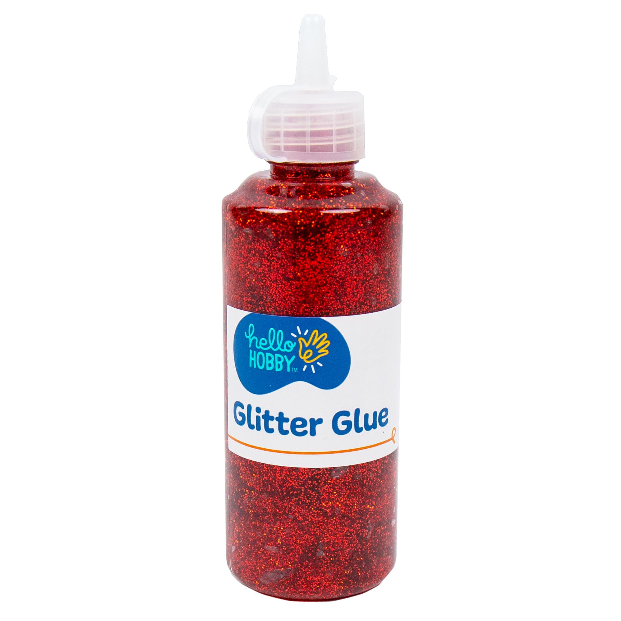 (5 pack) Hello Hobby Red Glitter Glue, 2.9 oz.