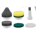 thumbnail image 2 of Electric Spin Scrubber, Portable Electric Cleaning Brush with 6 Replaceable Shower Cleaning Brush Heads, Scrub Brush Cleaner for Kitchen, Bathroom,Wall,Glass, Toilet, Window, 2 of 5