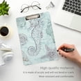 thumbnail image 5 of GZHJMY Seahorses Clipboards Acrylic A4 Letter Size Clipboards with Metal Clip for Nurses, Students, Teachers, Classroom, Office, 5 of 7