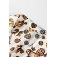 thumbnail image 6 of Beige Leopard Pumpkin Allover Halloween 2pcs Pajama Set, 6 of 9
