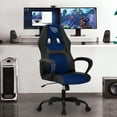thumbnail image 2 of BestOffice Ergonomic Video Game Chair with Lumbar Support and Adjustable Height, Black./Blue, 2 of 7