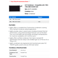thumbnail image 2 of A/C Condenser - Compatible with 1982 - 1986 GMC K2500 GAS 1983 1984 1985, 2 of 2