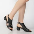 thumbnail image 6 of Antelope Women's Alora Leather Heel Sandals, 6 of 6