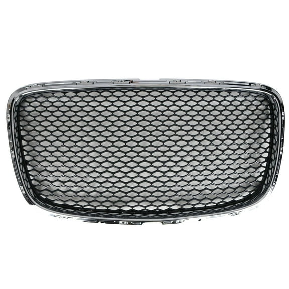 Ikon Motorsports Compatible with 15-23 Chrysler 300 Front Hood Mesh Grille Chrome 2015 2016 2017 2018 2019