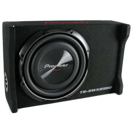 - Pioneer 10 Inch 1200 Watt Shallow Mount Subwoofer Pre-Loaded Sub | TS-SWX2502