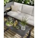 thumbnail image 2 of Set de Muebles de Aluminio para Exterior – Sofá de 3 Asientos y Mesa de Café – Cojines Gruesos Lavables – Balcón, Jardín y Terraza, 2 of 14