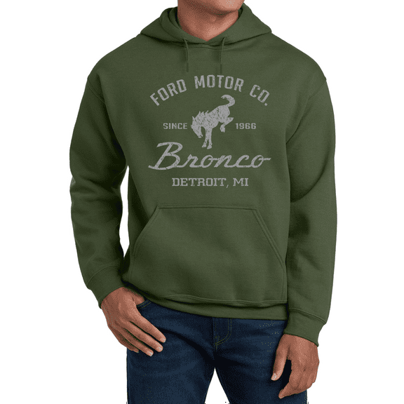 Mean Green Machine Ford Bronco Hoodie Sweatshirt Clothing Accessories Gifts Mens