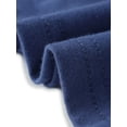 thumbnail image 6 of DARING DIVA Women's Peplum Tops Cap Sleeve Crew Neck Business Work Blouse Tops XS Navy Blue, 6 of 6