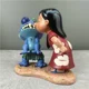 thumbnail image 3 of Figura de acción de Disney Stitch con escena de Stitch, hecha a mano en resina, para decorar la mesa de cumpleaños de los niños., 3 of 6