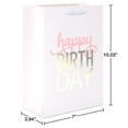 thumbnail image 4 of American Greetings 10 in. Medium White Birthday Gift Bag for Her (1-Count), 4 of 4