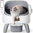 thumbnail image 1 of Caja de arena automática para gatos Thereye con parte superior abierta y control por app, 1 of 8