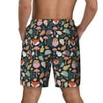 thumbnail image 4 of Haiem Autumn Fox Owl Mens Swim Trunks with Compression Liner 2 in 1 Swimming Shorts Stretch Swimwear Quick Dry,Board Shorts-XX-Large, 4 of 9