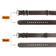 thumbnail image 4 of Uxcell Genuine Leather Watch Band 22mm Quick Release Watch Strap with Silver Metal Buckle for Men Women, Dark Brown, 4 of 7
