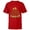 Red, variant on Marvel Guardians of the Galaxy Vol. 3 I Love You Guys Groot - Short Sleeve T-Shirt for Kids - Customized-Black