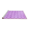 thumbnail image 2 of Ahgly Company Machine Washable Indoor Square Solid Purple Modern Area Rugs, 7' Square, 2 of 4
