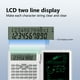 thumbnail image 4 of Calculadora electrónica Pisexur para hombres, calculadora científica con pantalla LCD de 12 dígitos y doble línea, calculadora multifuncional para oficina, aprendizaje, escritura a mano en casa, elec, 4 of 7