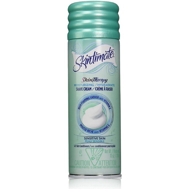 Skintimate Skin Therapy Moisturizing Shave Cream, Sensitive Skin 10 oz