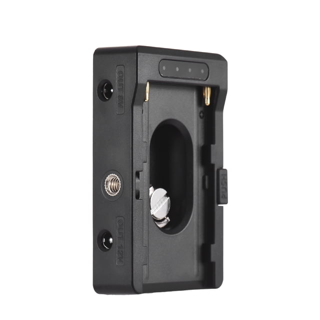 Placa de Adaptador de Batería NP-F Agujero de Tornillo de 1/4 Pulgadas Adaptador de Zapato frío Placa de Cargador de Batería para NP-F550 Para NP-F750