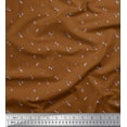 thumbnail image 1 of Soimoi Viscose Chiffon Fabric Passion & Custard Shirting Printed Craft Fabric by The Yard 42 Inch Wide, 1 of 1