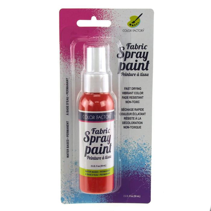 Fabric Color Spray Paint, 59mL, 5inch, Cherry Red