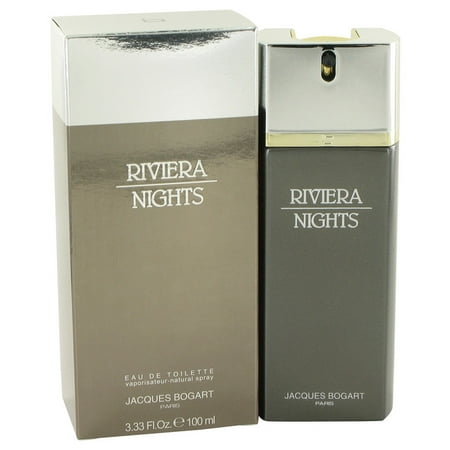 Jacques Bogart Riviera Nights Eau De Toilette Spray for Men 3.4 oz