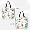 thumbnail image 2 of Fotbe Pretty Floral With Leaves Bolsa Tote con Estampado para Mujer, Bolsos con Cremallera, Bolsa de Hombro Casual de Gran Capacidad con Bolsillos Internos, 2 of 7