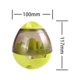 thumbnail image 2 of Bola de comida para perros, dispensador de comida pequeño, juguete interactivo de alimentación lenta para cachorros y gatos, verde amarillento, 2 of 5