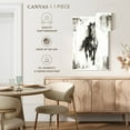 thumbnail image 4 of Elephant Stock Rustic Black Stallion I Wall Art - Vertical Canvas Wall Art - Living Room Wall Decor - Animal Canvas - Black And Gray Decor By Ethan Harper - 20" x 30", 4 of 4