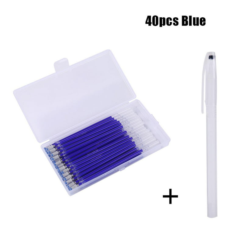 4 Colors Heat Erasable Fabric Pens with 20 Erasable Pen Refills Fabric  Marking Pens Heat Erase