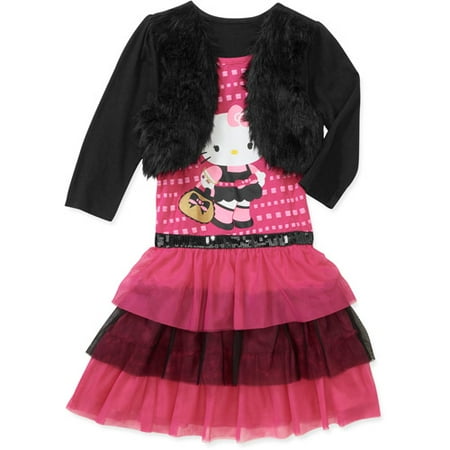 Hello Kitty Girls' Shrug Dress