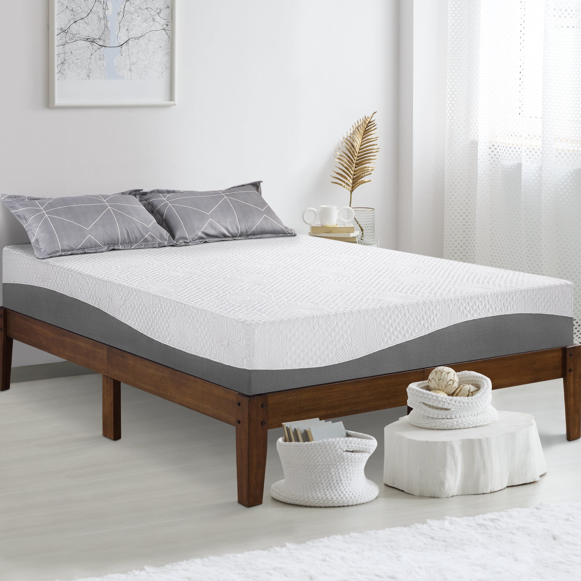 granrest 10 inch luxury comfort gel mattress