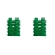 thumbnail image 3 of Moyic Abrazadera para túnel 10X, Clips para barra de Clip para invernadero, estante de extensión de larga duración, cubierta Verde 16 mm 2piezas, 3 of 6