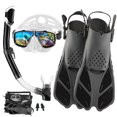 thumbnail image 1 of Equipo de Snorkel DiVLMT para Adultos con Aletas y Máscara de Buceo, 1 of 8