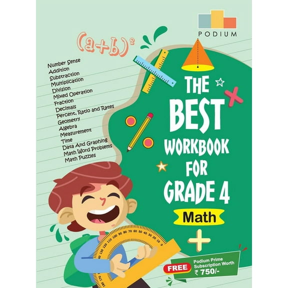The Best Math Workbook for Grade 4 (Paperback)