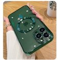 thumbnail image 1 of Luxury Transparent Magnetic For Magsafe Wireless Charging Case For Iphone 14 Plus 13 12 11 Pro Max Clear Plating Silicone Cover zhangyuxiang LED, 1 of 2