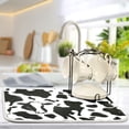 thumbnail image 4 of Iauyy Dish Drying Mat for Kitchen Counter, Super Absorbent & Hanging 16x18 / 18x24 Inch (S/M) Cow Pictures, 4 of 8