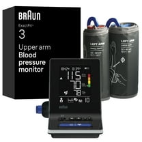 Braun ExactFit 3 Upper Arm Blood Pressure Monitor with 2 Cuff Sizes, FSA & HSA Eligible, BUA6120US