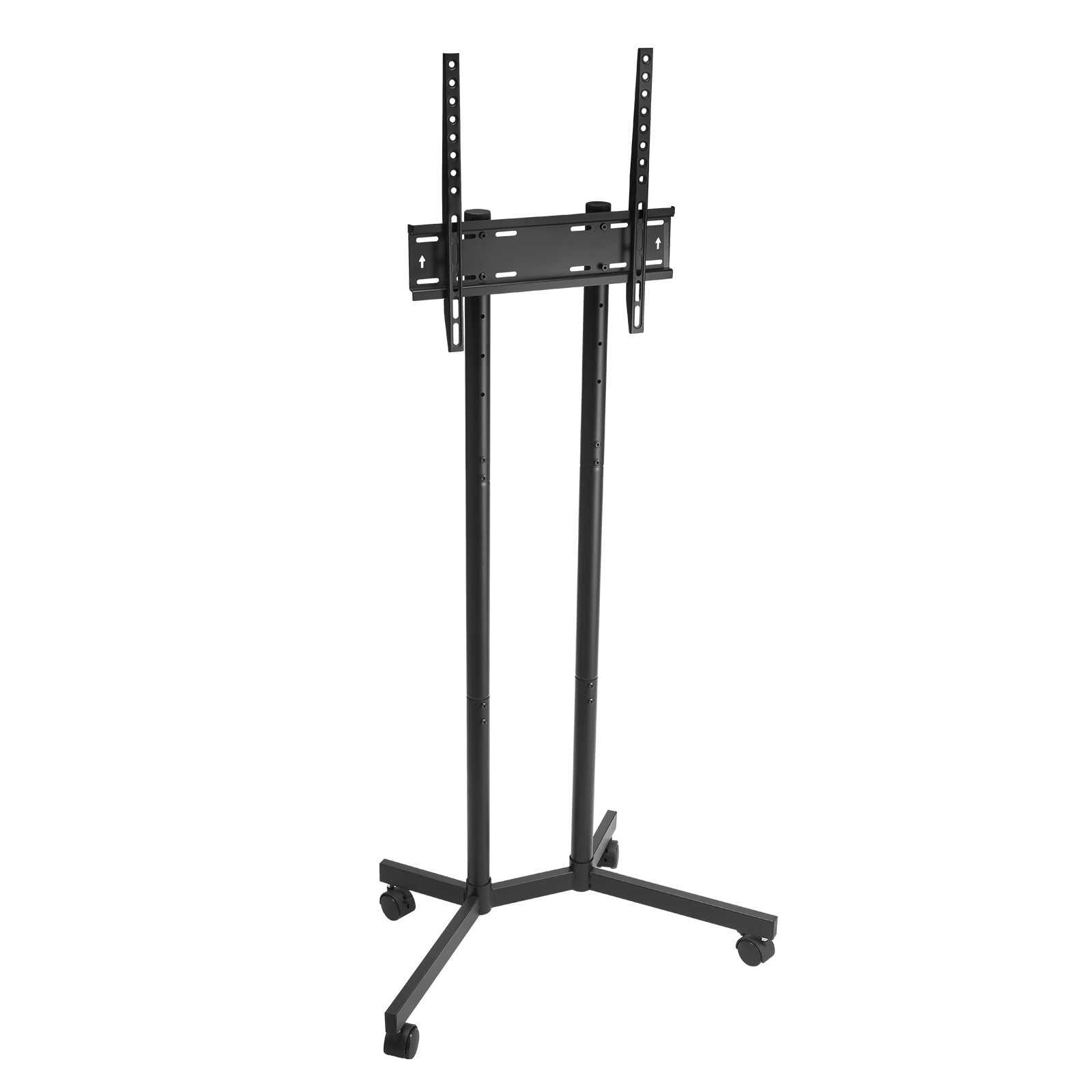 KFFKFF Mobile Television Stand, Sturdy TV Mount for 32-65 Inch, Height Adjustable TV base with Casters, Support up to 88 lbs, Ideal for Lounge, Bedroom, Workplace, Outdoor