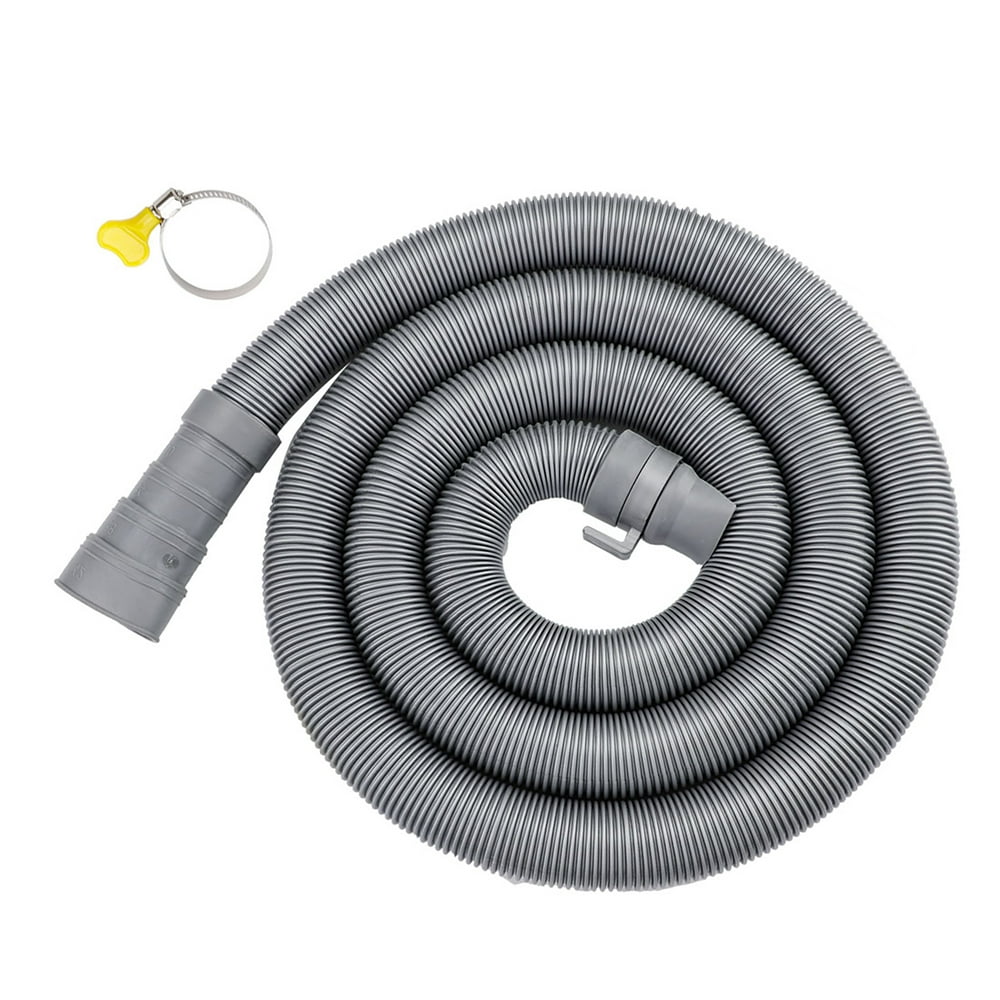 6.6 Feet Universal Washing Machine Drain Hoses EVA with Clamp Extension