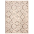 thumbnail image 2 of Safavieh Courtyard Bayon Geometric Indoor/Outdoor Area Rug, Beige/Dark Beige, 8' x 11', 2 of 9