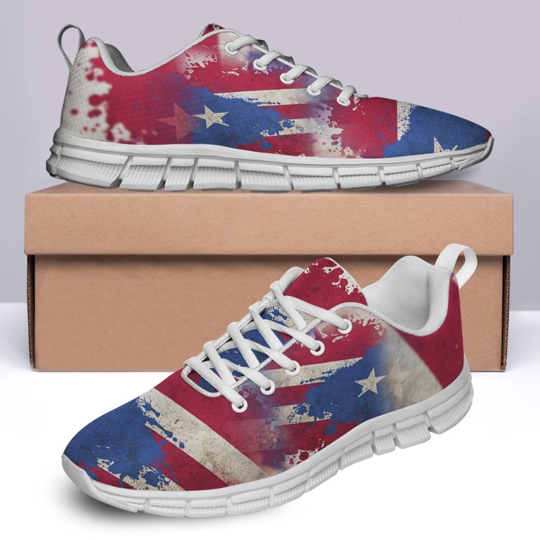 Puerto Rico Shoes Men Women Running Tennis Shoes Breathable  display picture 3