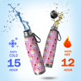 thumbnail image 2 of Christmas 29oz Stainless Steel Insulated Thermos with Tea Filter, 360° Printed Travel Bottle, Leakproof BPA-Free Flask with Anti-Slip Base, 304 Inner & 201 Outer, Vacuum Cup, 2 of 6
