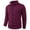 Hot Pink, variant on SERTG Men's Solid Color Stand Collar Sweater Fall Winter Fashion Stretch Knit Sweaters Front Button Warm Long Sleeve Casual Cardigan Tops(Black,3XL)