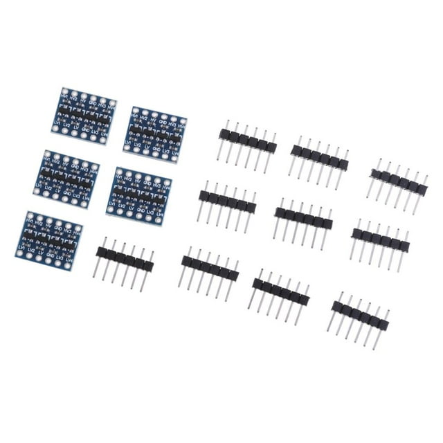 Módulo bidireccional del convertidor del nivel lógico de 5Pcs 4 canales IIC Sharpla Convertidor de nivel lógico IIC I2C