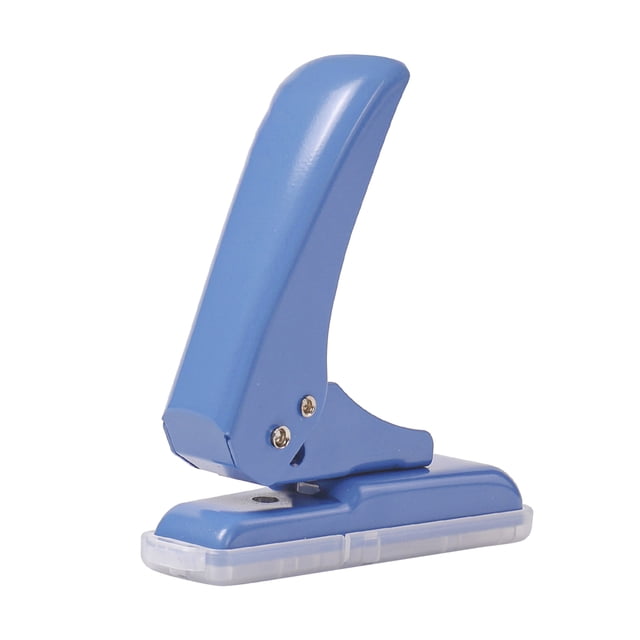 Hioecau Single Hole Punch 40 Sheets Capacity Hole Puncher Adjustable Punch Position for Paper Cards Leather Alignment Hole Punch for Home Office School