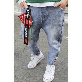 boys elasticated jeans
